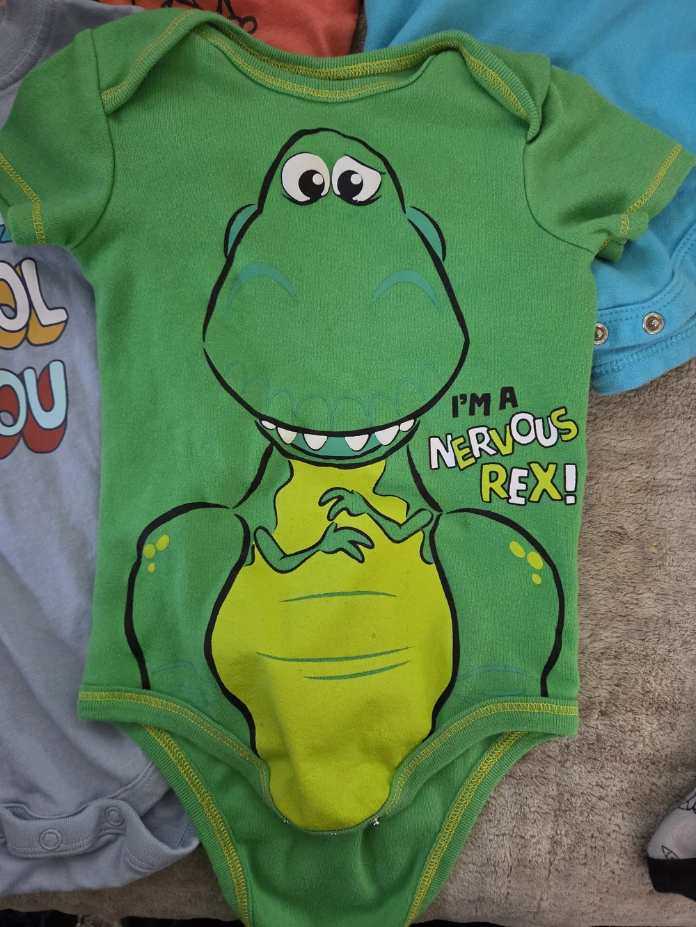 Five Boys 18m Short Sleeve Onsies